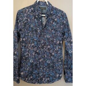 Banana Republic Multicolor Floral Long Sleeve Button Up Shirt, Mens, XS Slim Fit